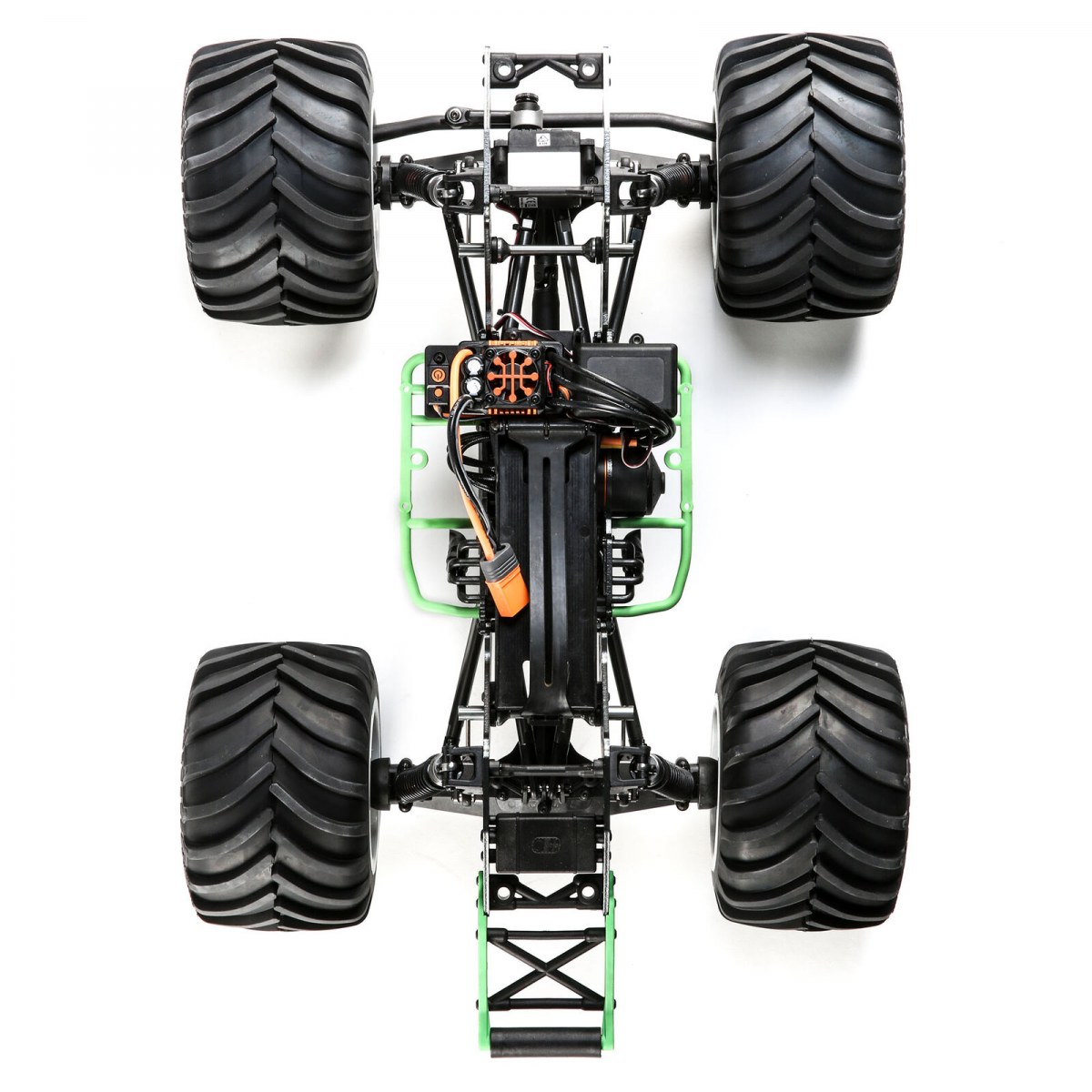 Радиоуправляемая машина Losi 1/10 LMT 4WD Solid Axle Monster Truck RTR,  Grave Digger (зелёный) LOS04021T1 Купить с доставкой